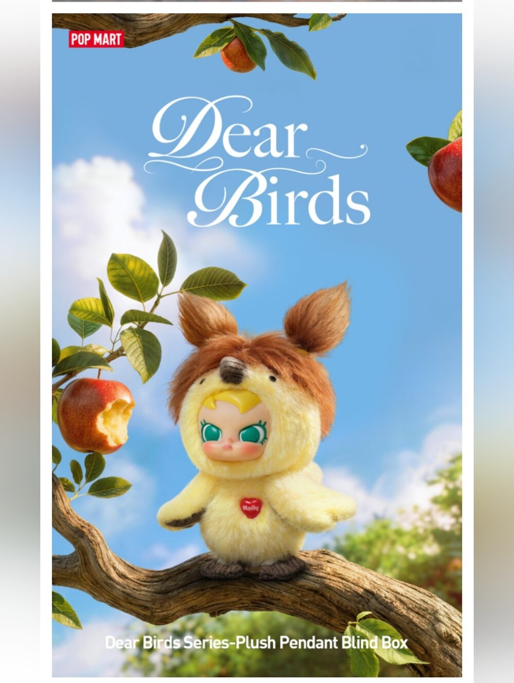 Pop Mart - Dear Birds Series - Plush Pendant